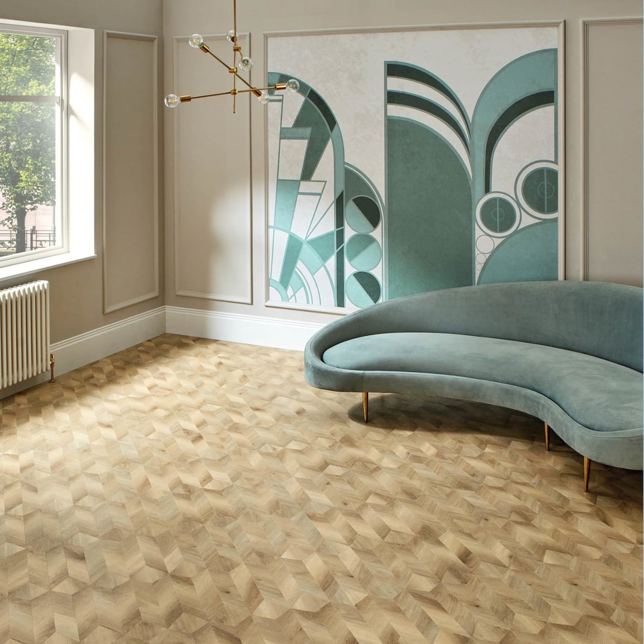 Venetian Parquet Berberis | DC611 | Amtico Décor Commercial Collection